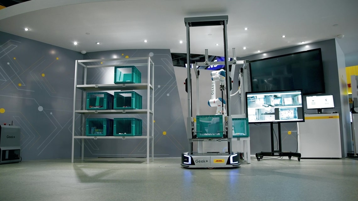 Geek+ и DHL демонстрируют будущее роботизации в Азиатско-Тихоокеанском инновационном центре DHL