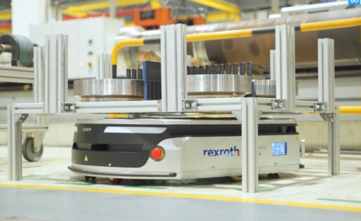 Geek+ и Bosch Rexroth объявляют о расширении сотрудничества и внедрении усовершенствованного транспортного робота-min